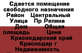 Сдается помещение свободного назначения › Район ­ Центральный › Улица ­ Пр.Репина › Дом ­ 42 › Общая площадь ­ 20 › Цена ­ 8 000 - Краснодарский край, Краснодар г. Недвижимость » Помещения аренда   . Краснодарский край